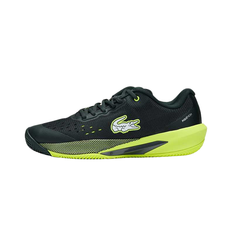 LACOSTE AG LT Tennis Shoes Men’s Low Top Dark Green/Yellow