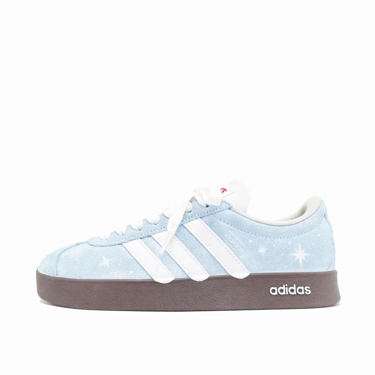 Adidas VL COURT 2.0 Blue Light Suede Low top Skateboard Shoes Unisex Blue White