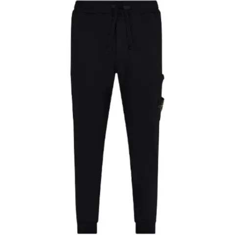STONE ISLAND Garment Dyed Cargo Pants Black