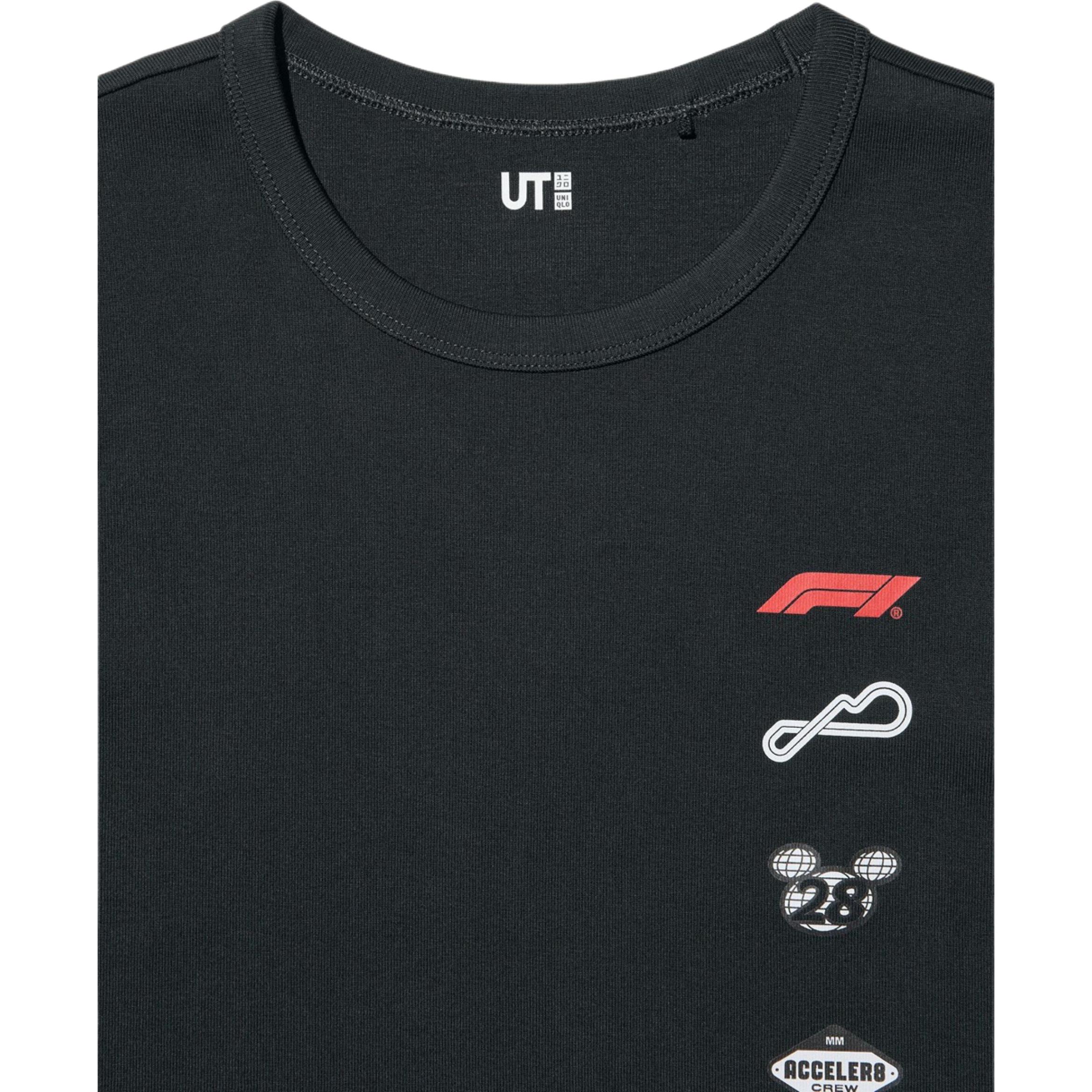 Женская футболка UNIQLO x Formula 1 UT SS26T (белая) — фото 5
