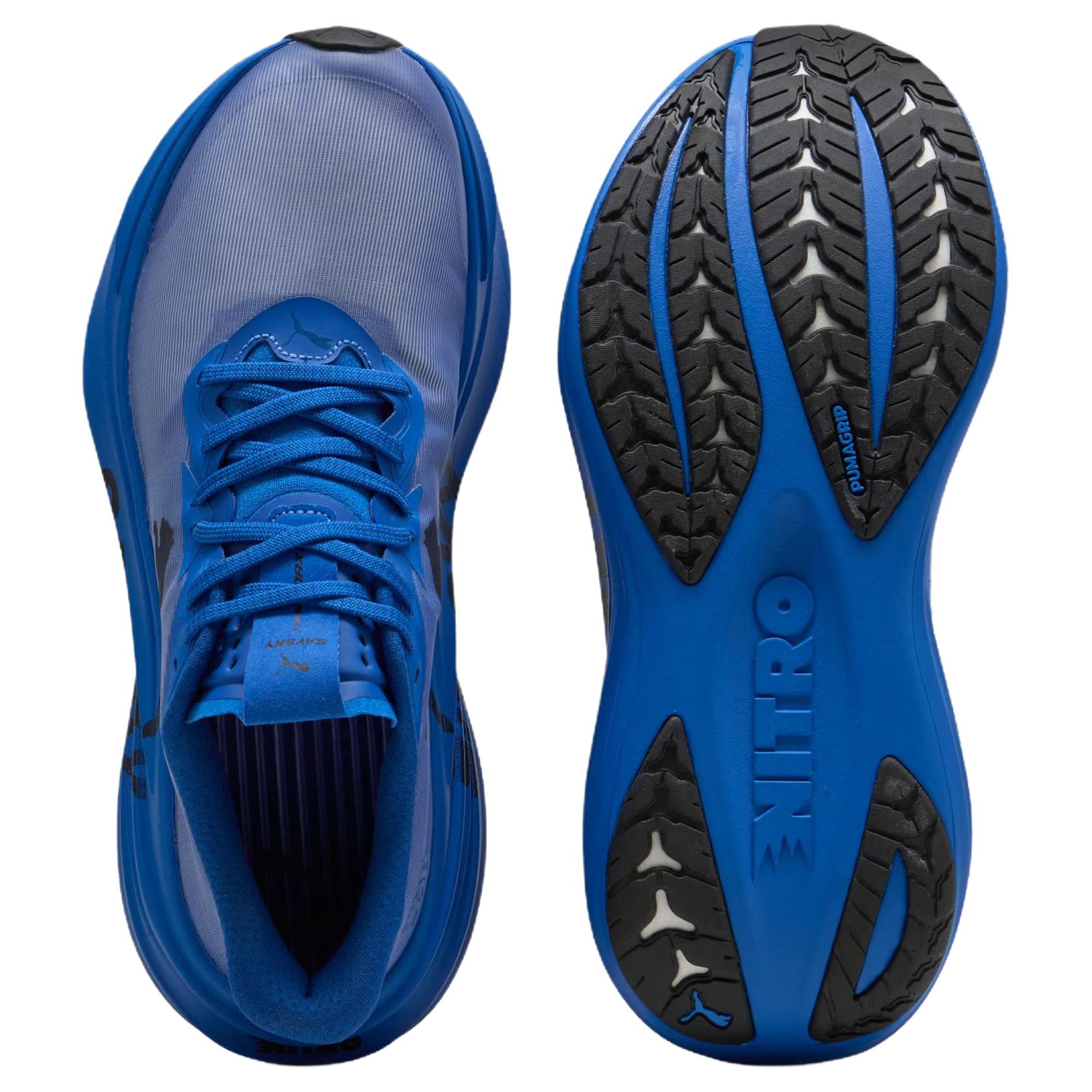 Мужские кроссовки PUMA × saysky Magmax Nitro™ 2 (ярко-синие) — 亮蓝色-黑色 — фото 4