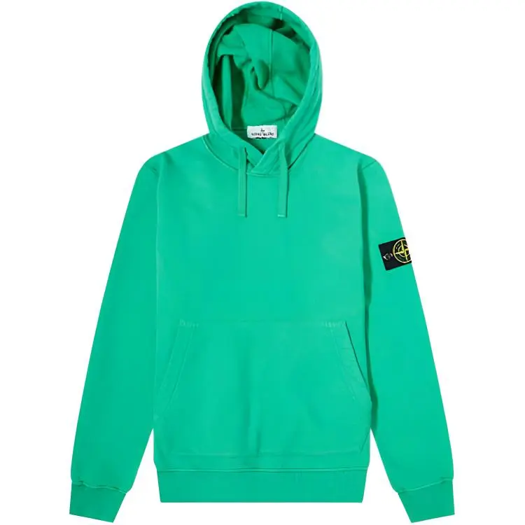 STONE ISLAND Sweatshirts Men's Green Hooded (Non-detachable) Moderate Other