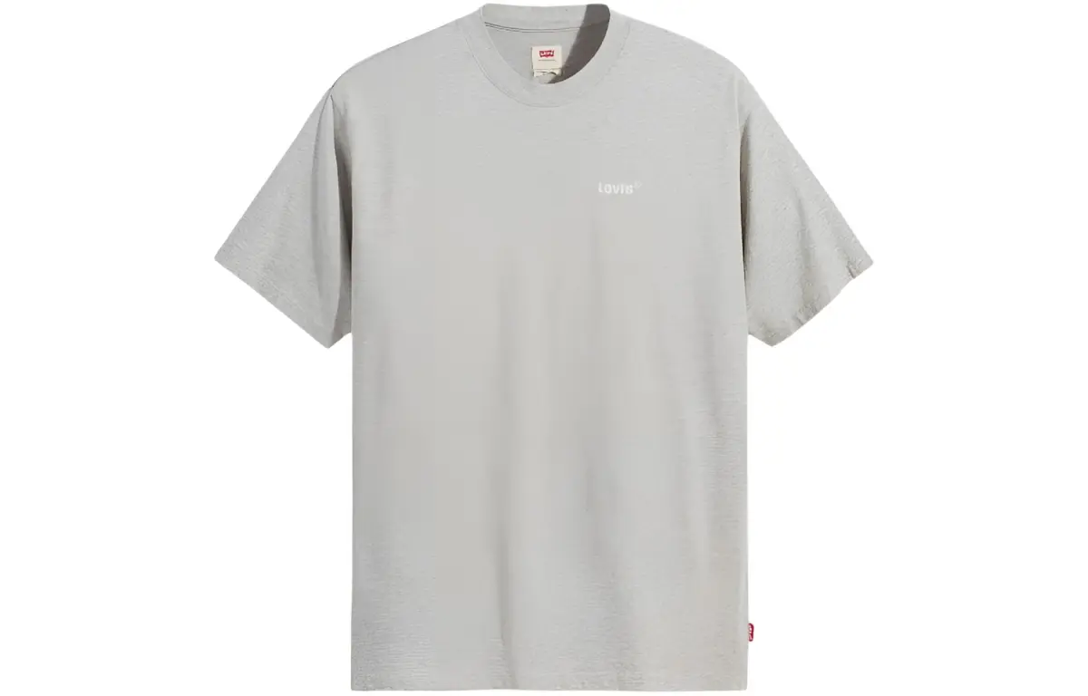 Levi's T-Shirts Men's Brown Crew Neck Moderate Straight Fit