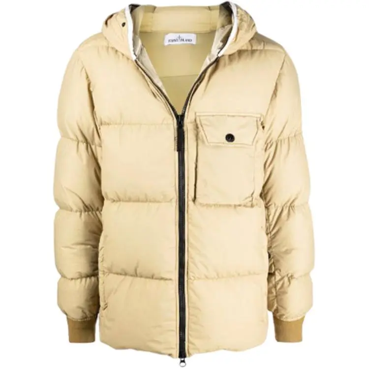 STONE ISLAND FW21 Down Jacket Unisex Yellow