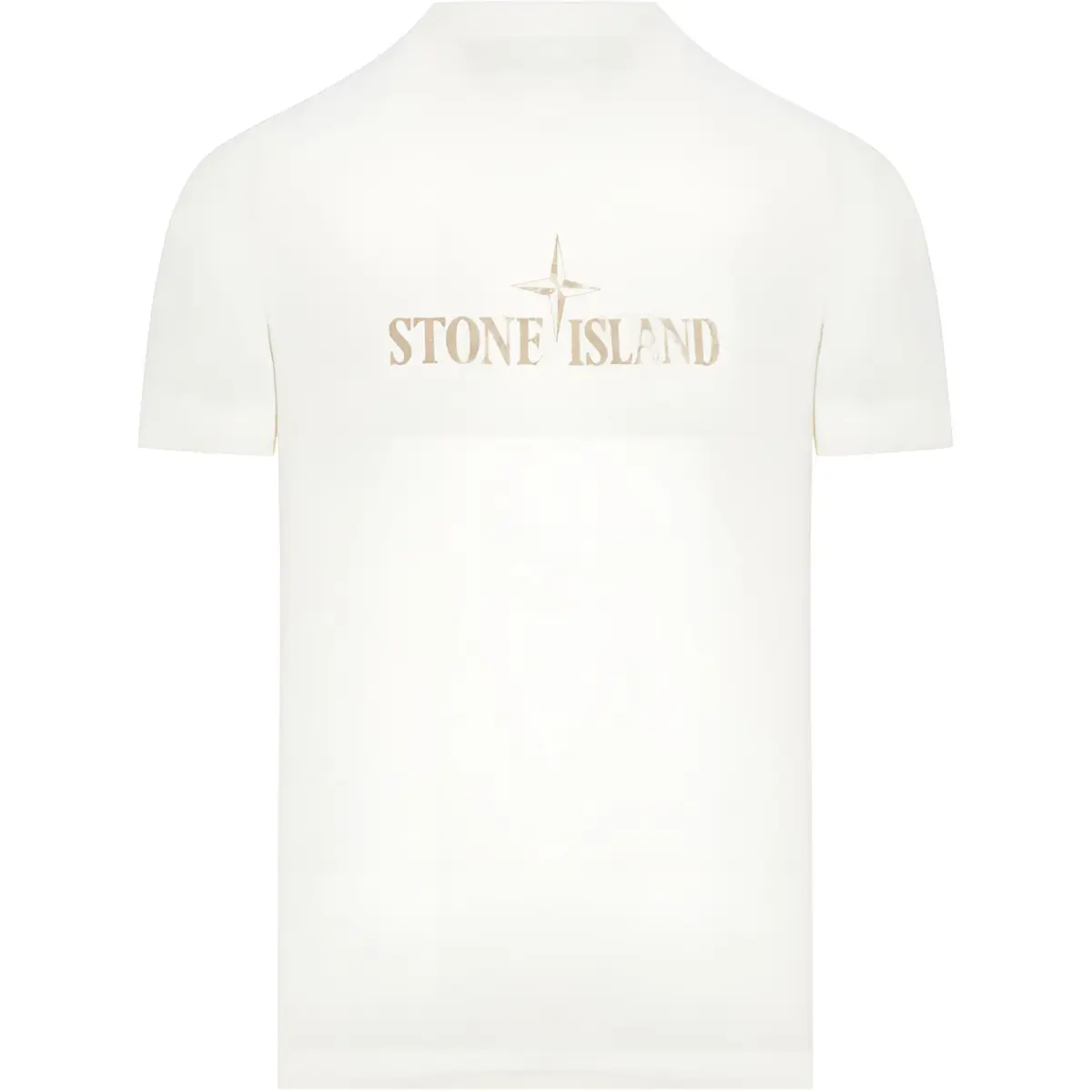 STONE ISLAND Logo Printed Crewneck T Shirt