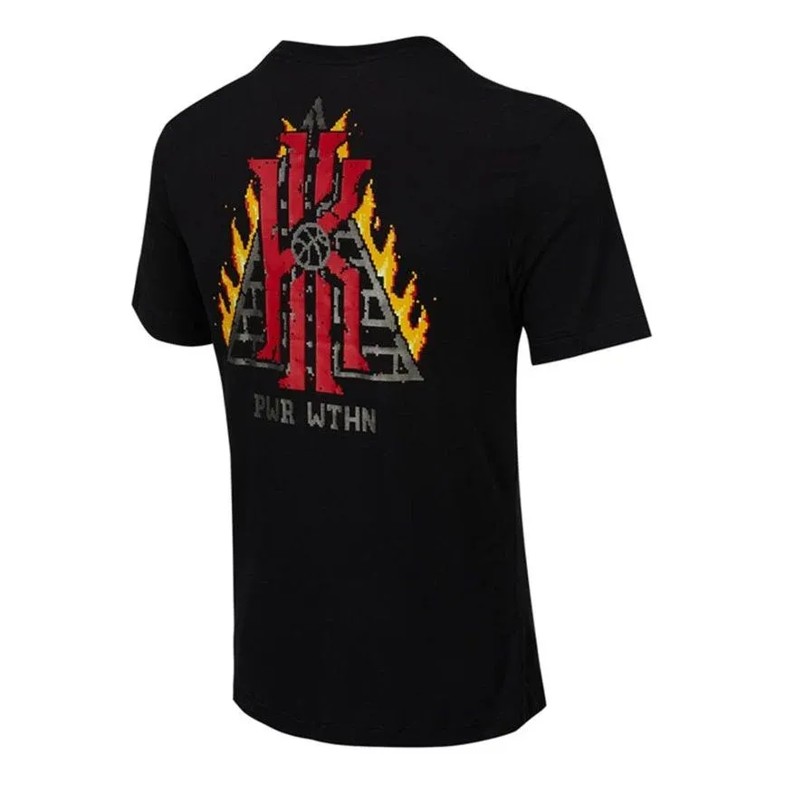 Nike T-Shirts Men's Black Crew Neck Moderate