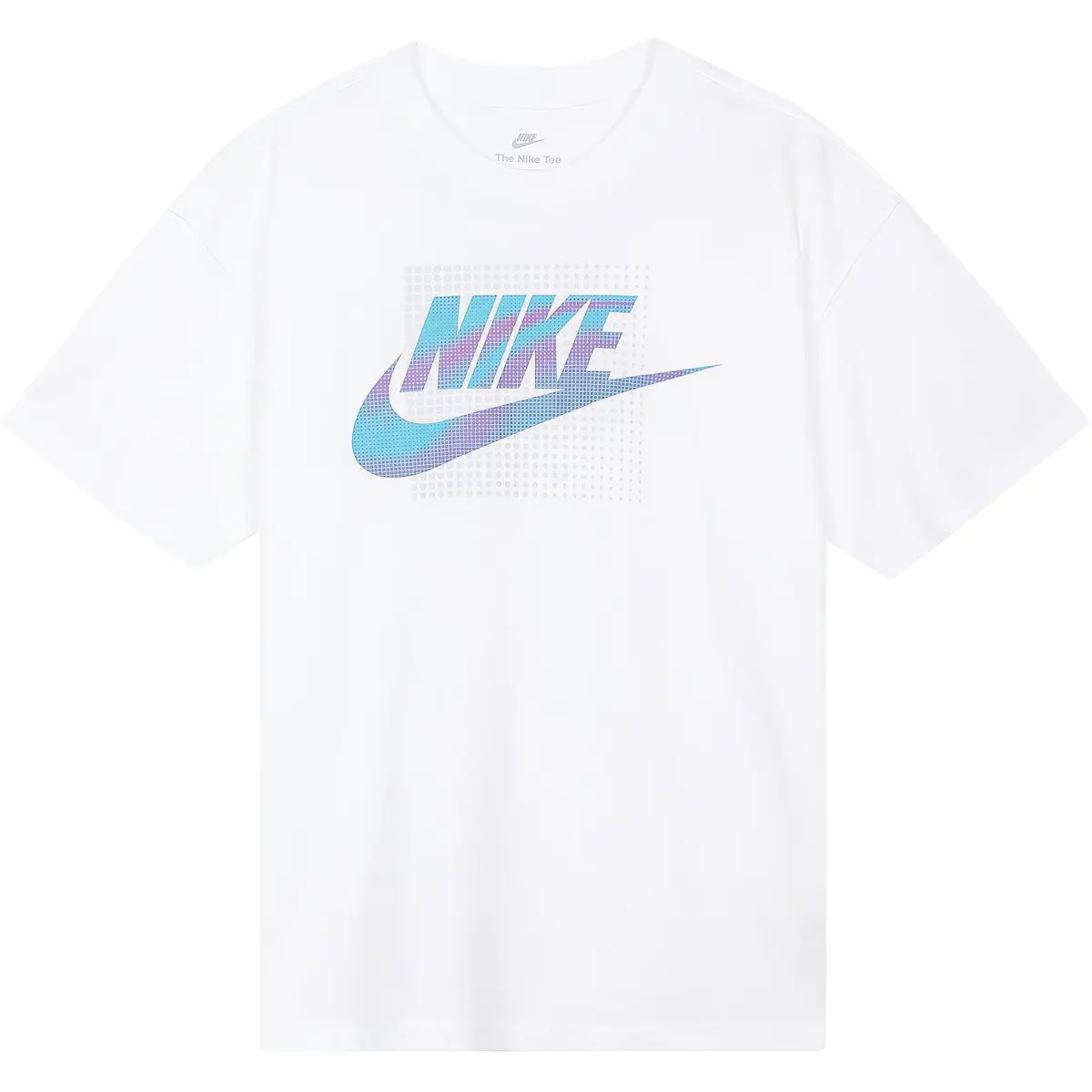 Nike T-Shirts Men's White Crew Neck Moderate