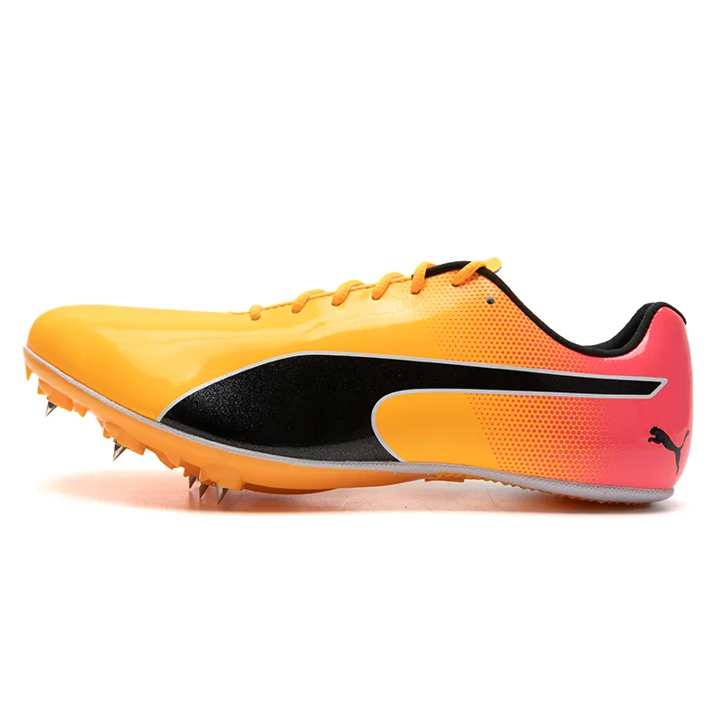 PUMA Evospeed Sprint 14 Comfortable Slip Resistant Abrasion Resistant Low top Running Shoes Men's Yellow Black