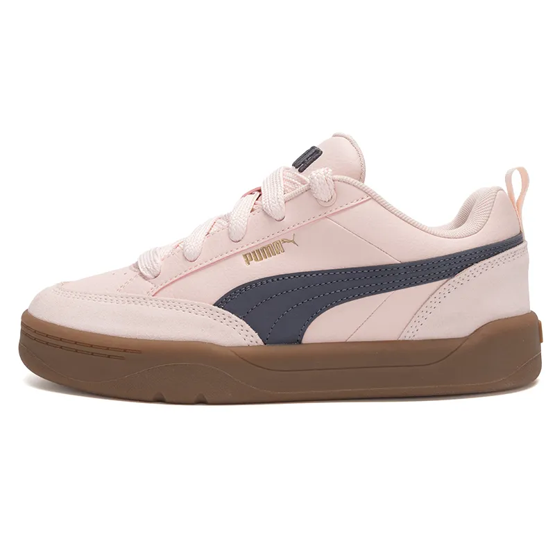 PUMA Park Lifestyle Coverage Slip Resistant Abrasion Resistant Lightweight Low top Skateboard Shoes Unisex Pink Blue