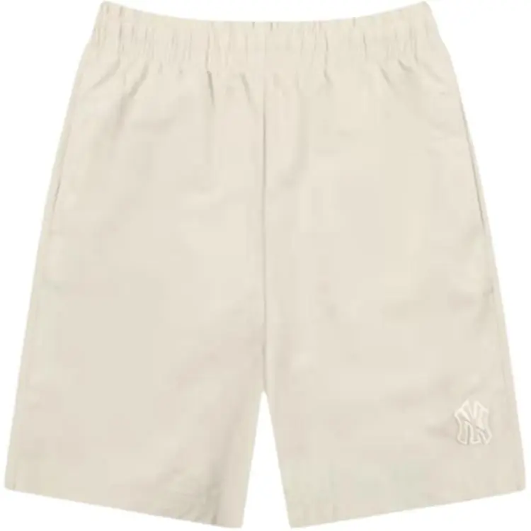 MLB Sports Shorts Unisex Ecru Thin