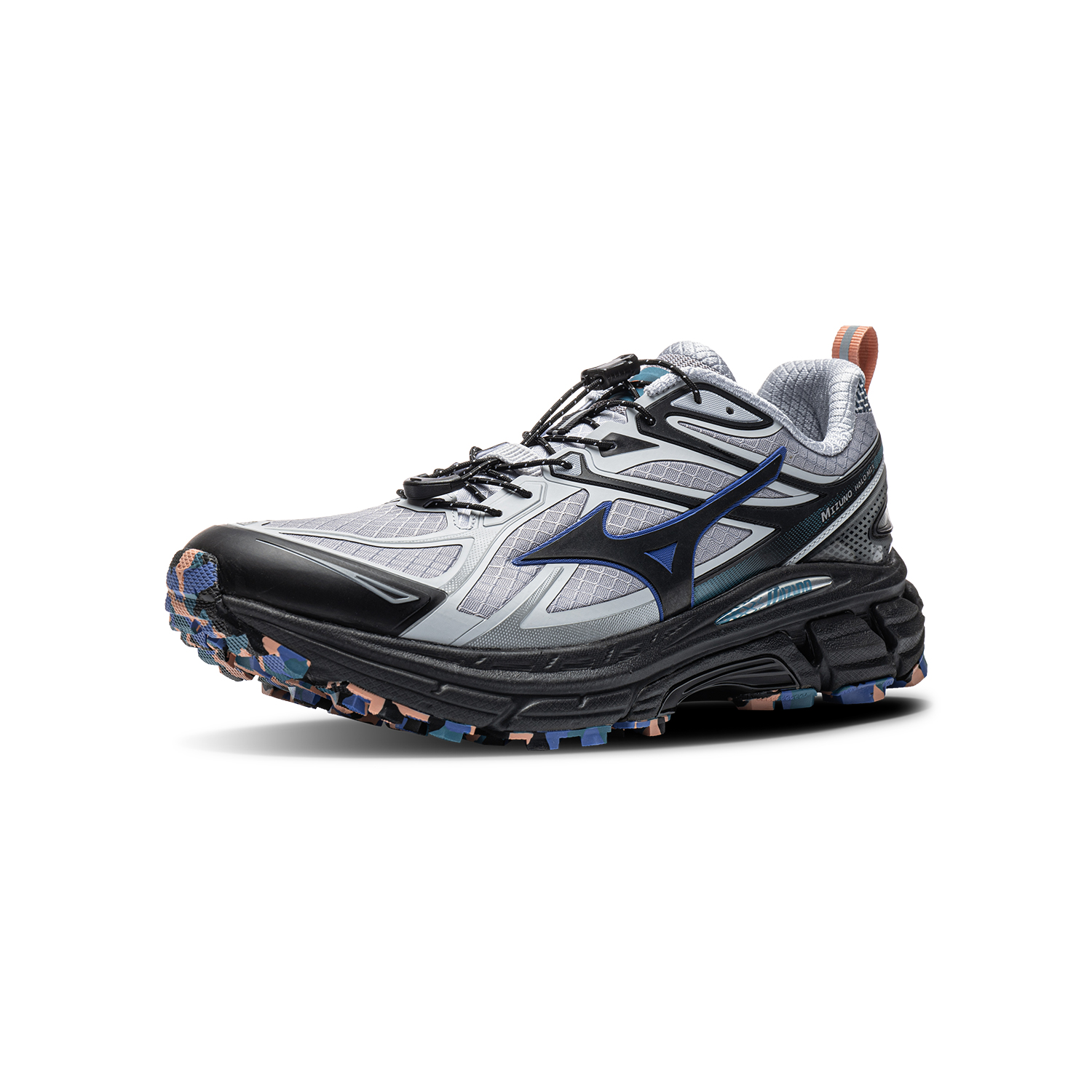 Кроссовки Mizuno Halo Mix TL (голубые) — 风向灰/空气蓝 — фото 2