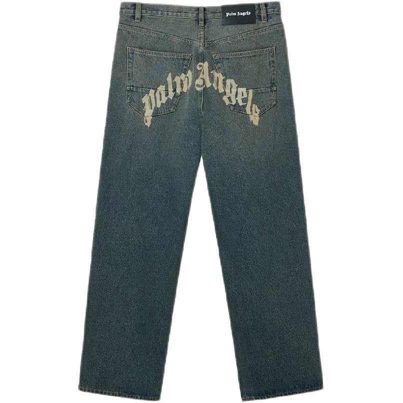 Мужские штаны PALM ANGELS FW26 (синий) — фото 3