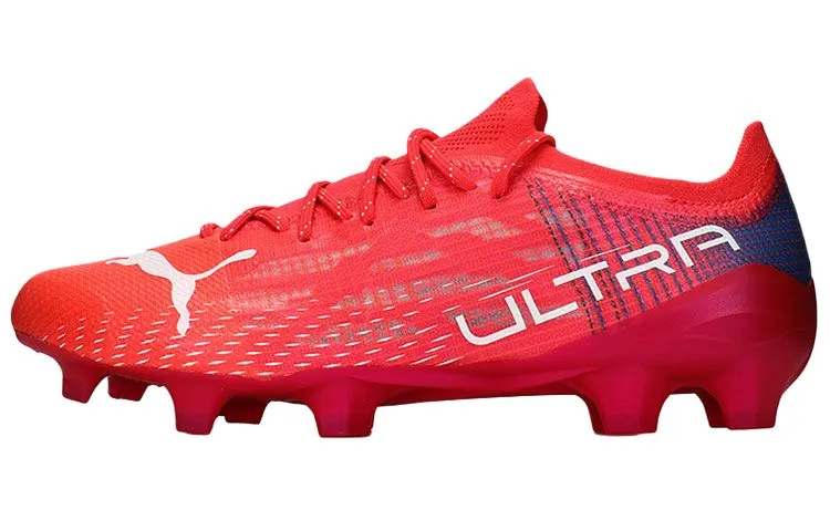 PUMA Ultra 1.3 AG Artificial Ground Breathable Coverage Soccer Shoes Unisex Red