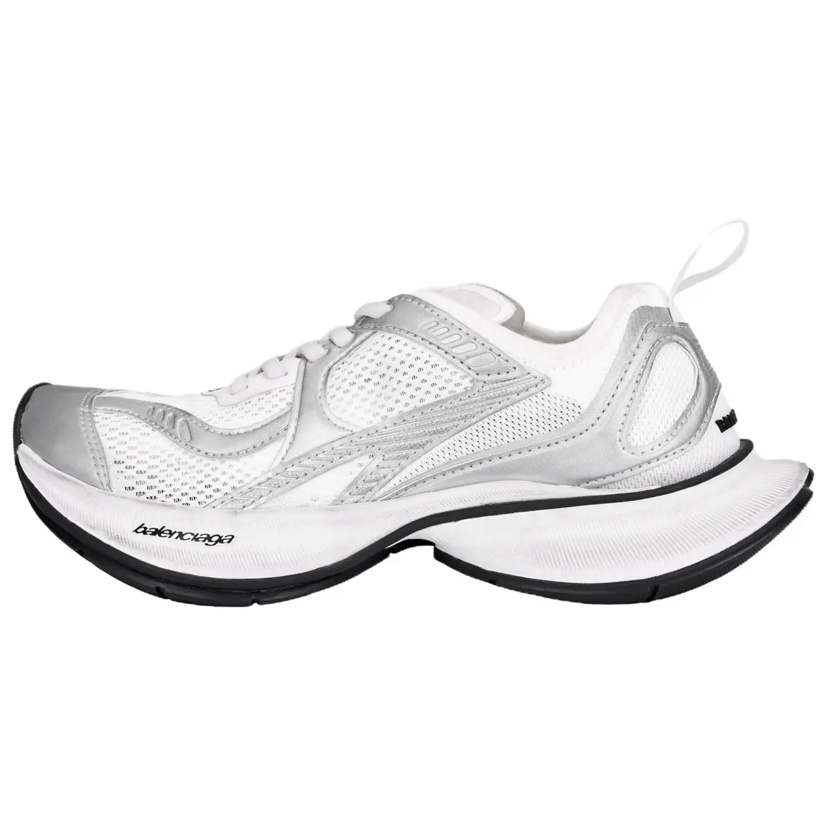 Balenciaga Circuit Low top Chunky Sneakers Women's White Silver