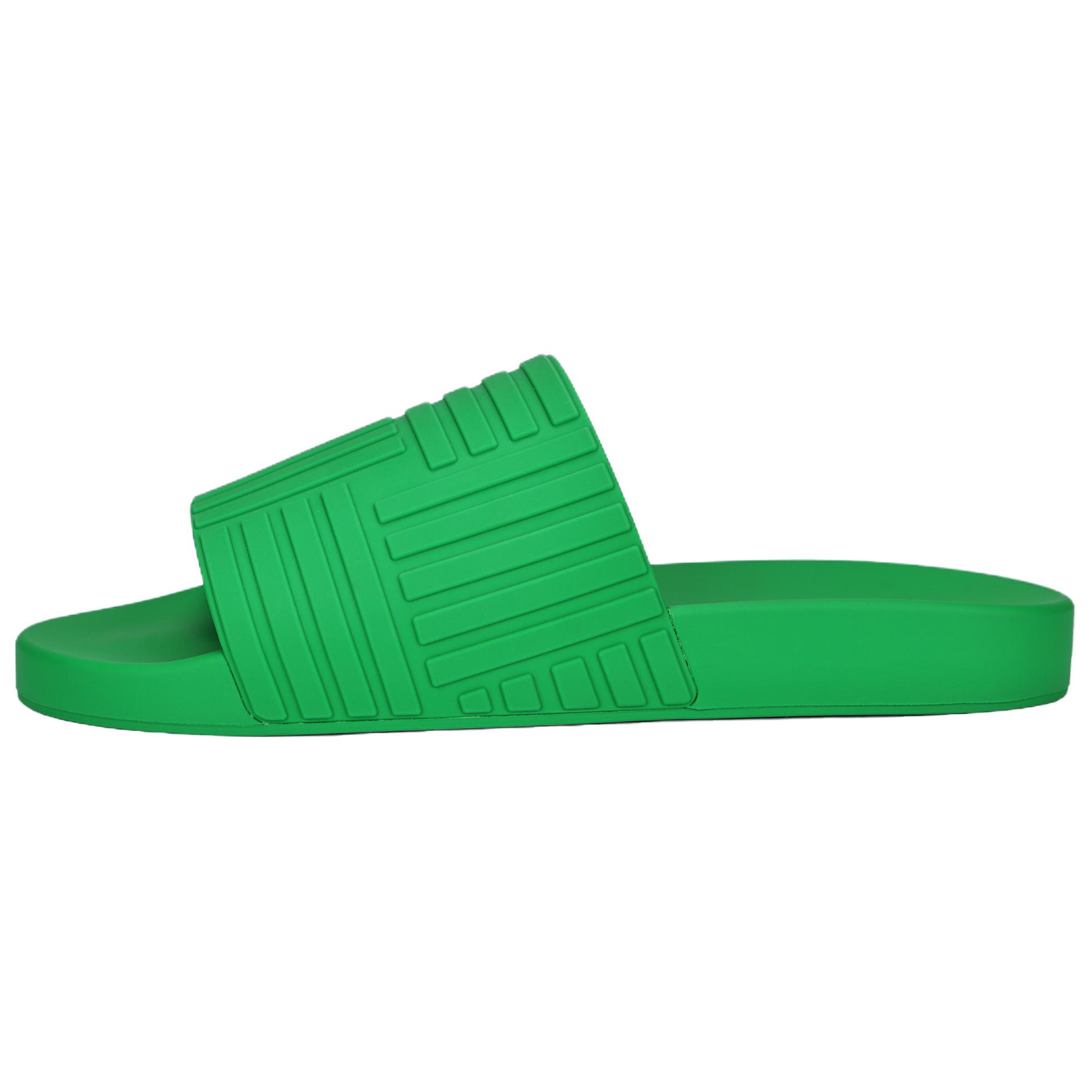 Bottega Veneta Slider Flat Slide Slippers Men's Green