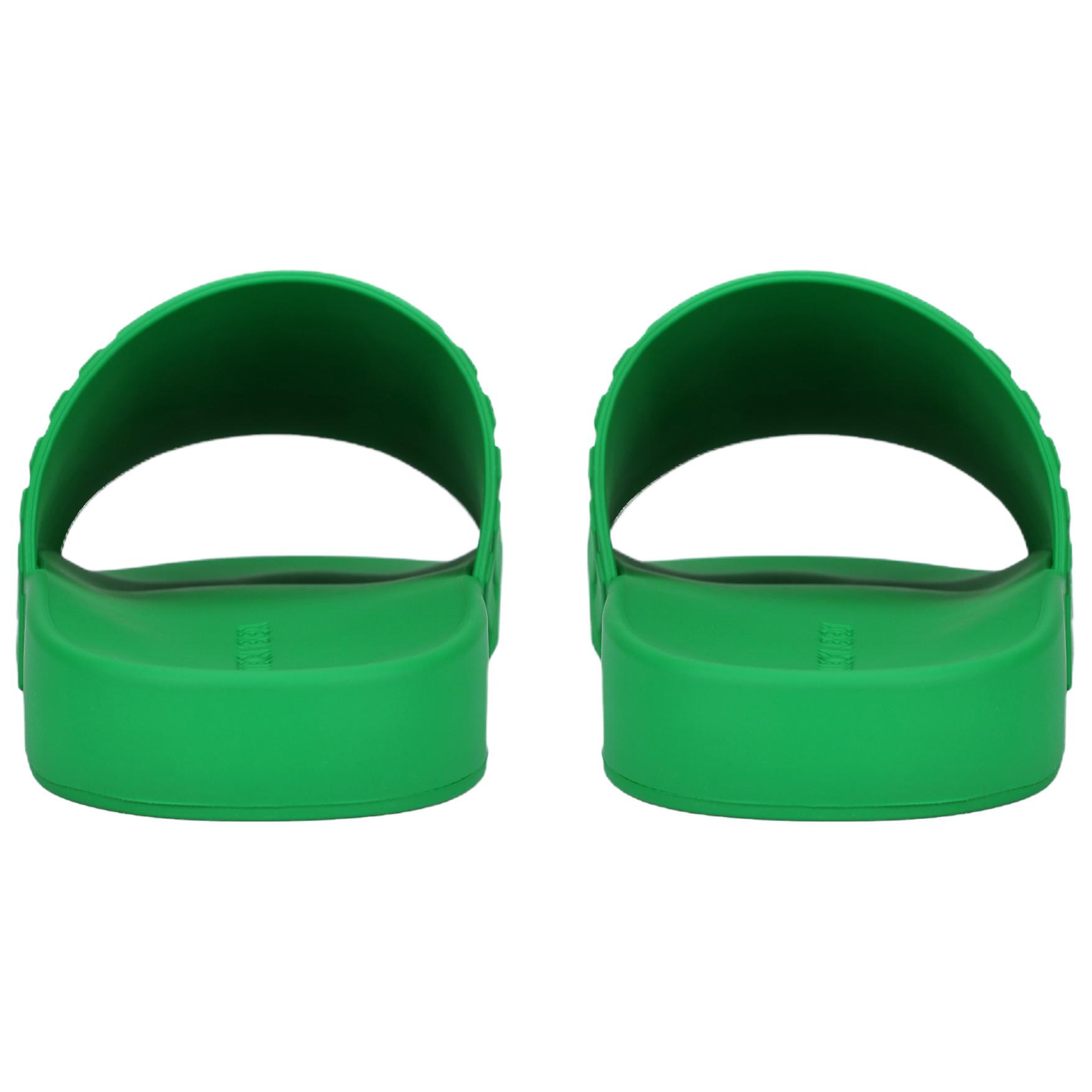 Bottega Veneta Slider Flat Slide Slippers Men's Green