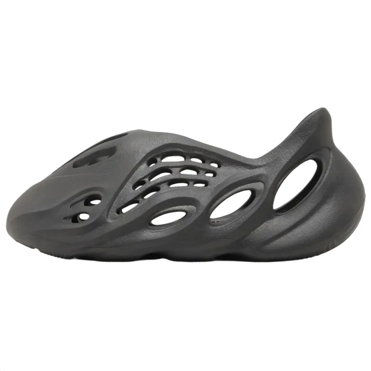Adidas Originals Yeezy Foam Runner Agate, Black Warrior 'Onyx' EVA Trendy Sports Sandals Unisex Black