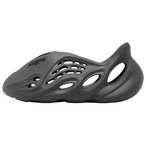 Adidas Originals Yeezy Foam Runner Agate, Black Warrior 'Onyx' EVA Trendy Sports Sandals Unisex Black