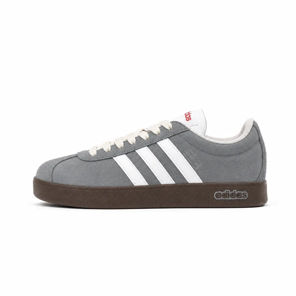 Adidas Cushioning Abrasion Resistant Low top Skateboard Shoes Unisex Gray