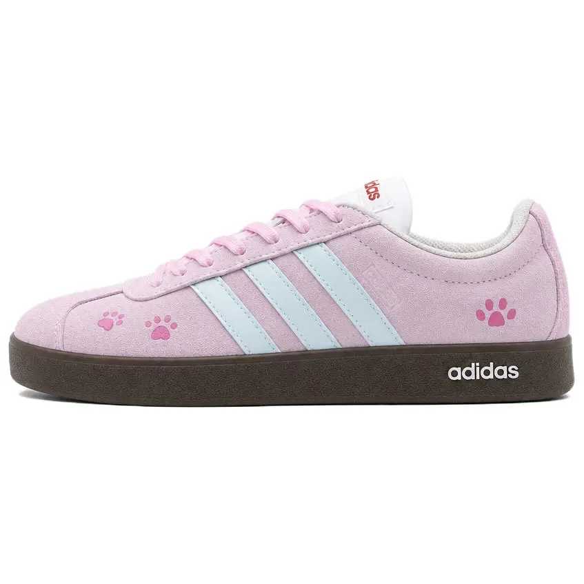 Adidas Slip Resistant Cushioning Low top Skateboard Shoes Unisex Pink