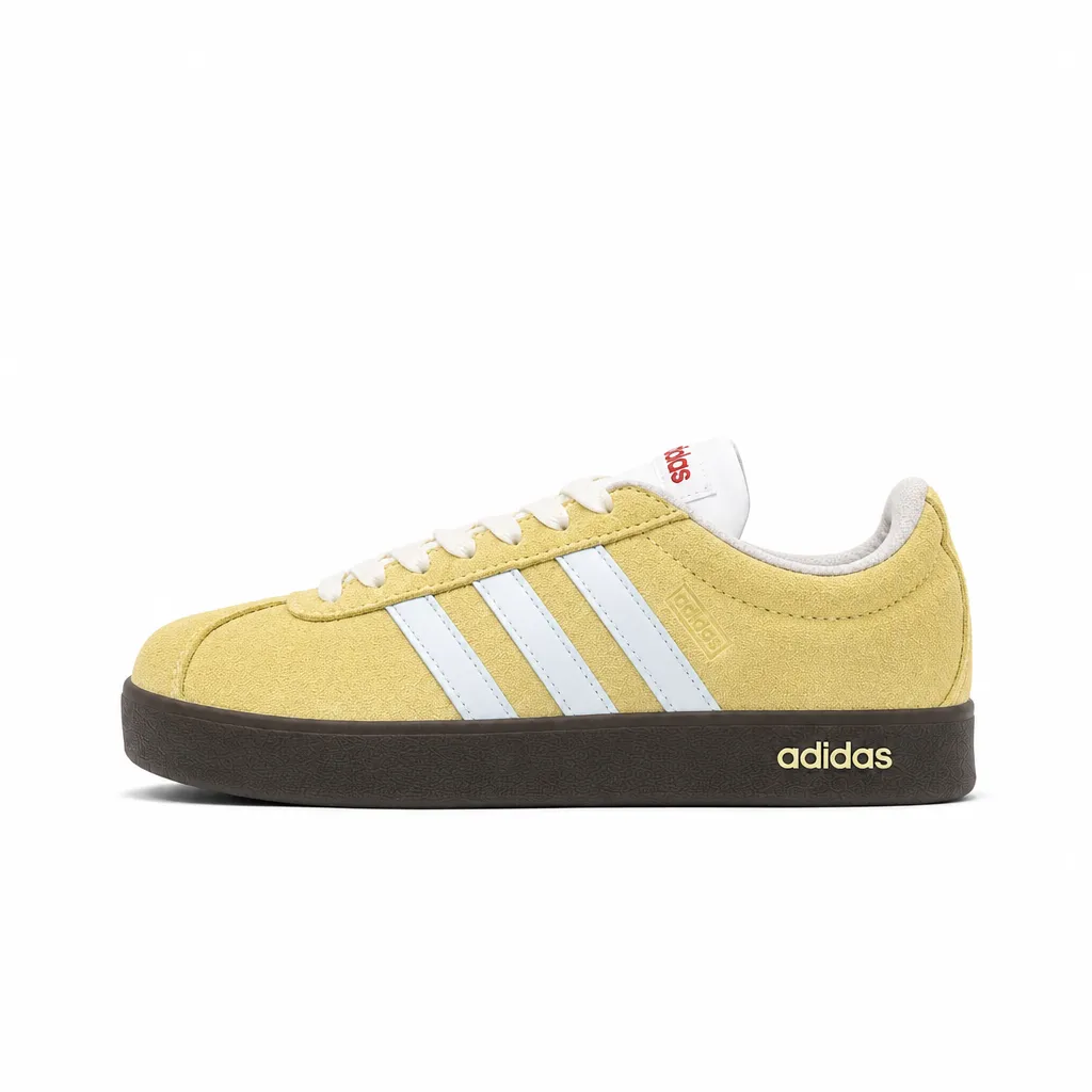 Adidas Slip Resistant Cushioning Abrasion Resistant Low top Skateboard Shoes Unisex Yellow Blue