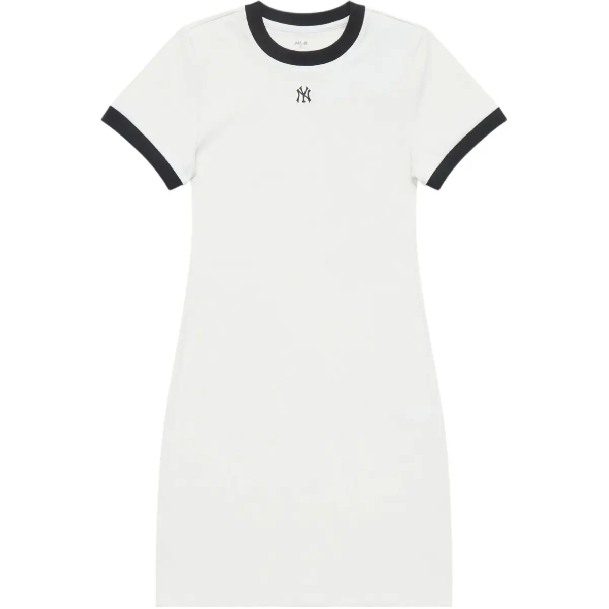 MLB New York Yankees Basic Collection SS25 Short Sleeved Dress Women's Ivory