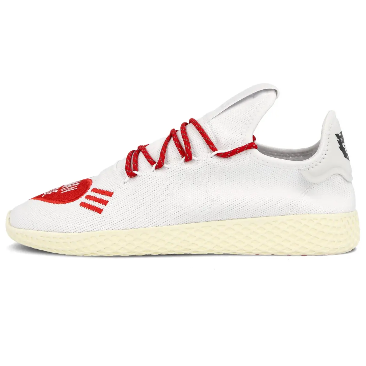 Adidas Originals x HUMAN MADE Tennis Hu Comfortable Low top Tennis Shoes Unisex White Red