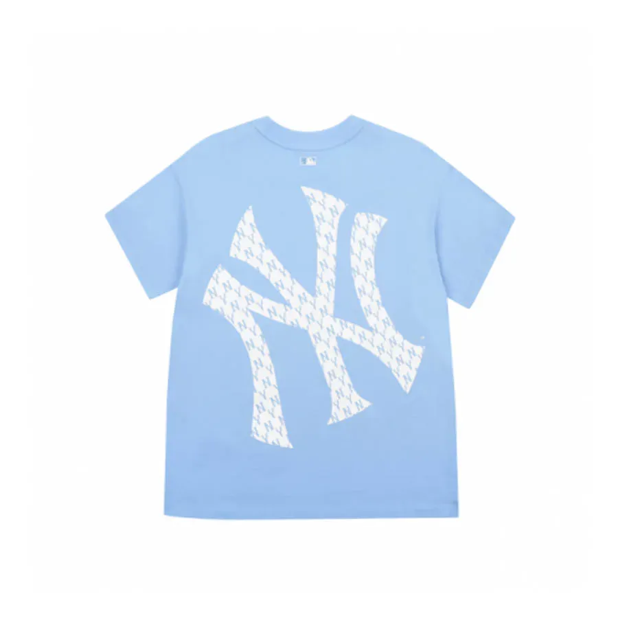 MLB Drop Shoulder Sleeve T-Shirt Unisex Sky Blue