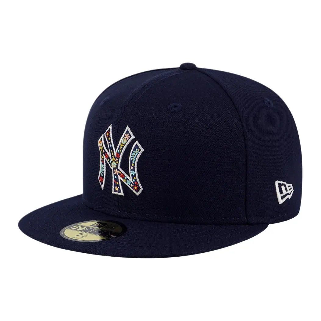 New Era Cotton Polyester Baseball Caps Unisex Blue