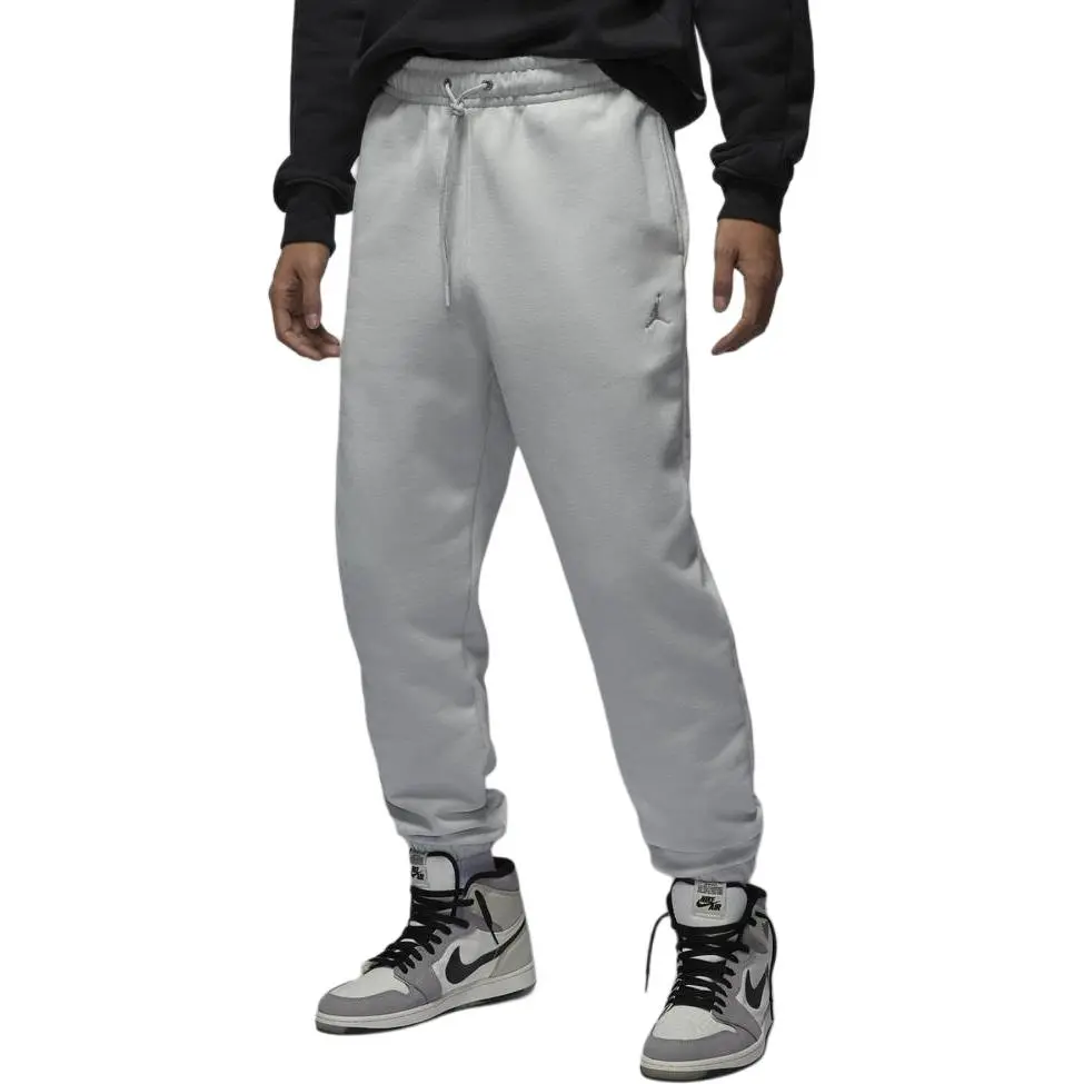 Jordan Flight Fleece Sports Pants Men's Gray White