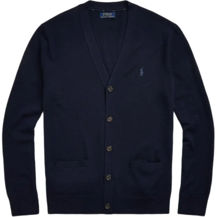 Polo Ralph Lauren FW22 Sweater Slim Fit Men's Marine Blue