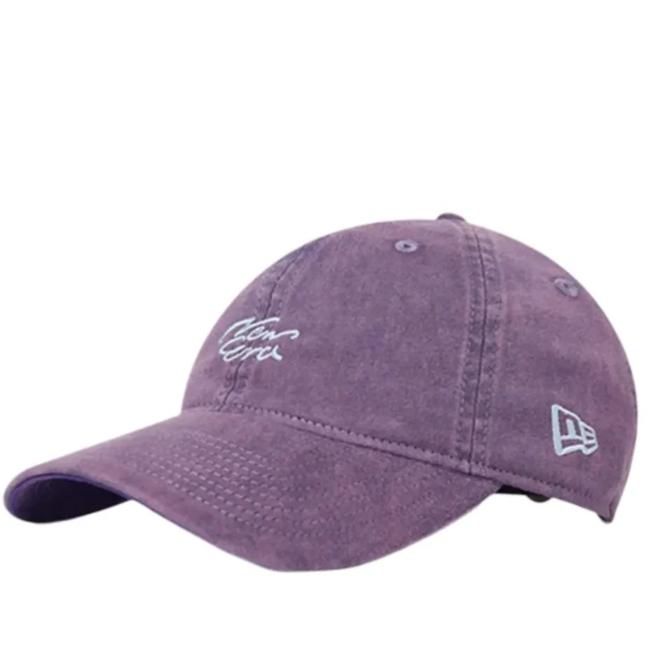 New Era Cotton Baseball Caps Unisex Purple