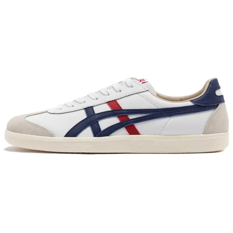 Onitsuka Tiger Tokuten Abrasion Resistant Low top German Army Trainers Unisex White Blue Red