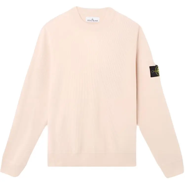 STONE ISLAND Logo-Patch Crewneck Jumper