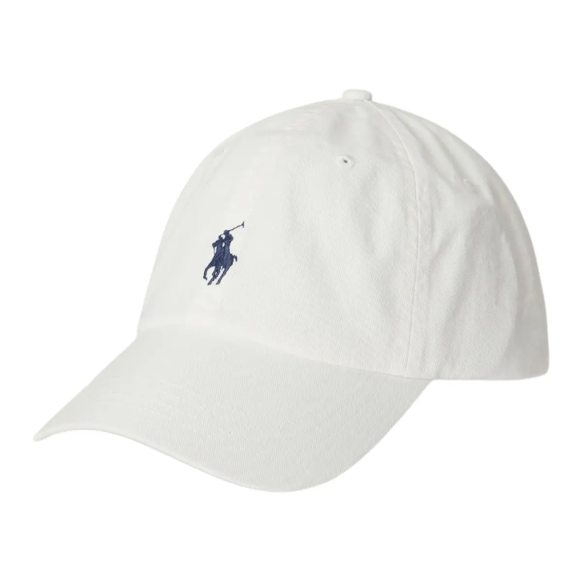 Polo Ralph Lauren Cotton Baseball Caps Unisex Ivory White