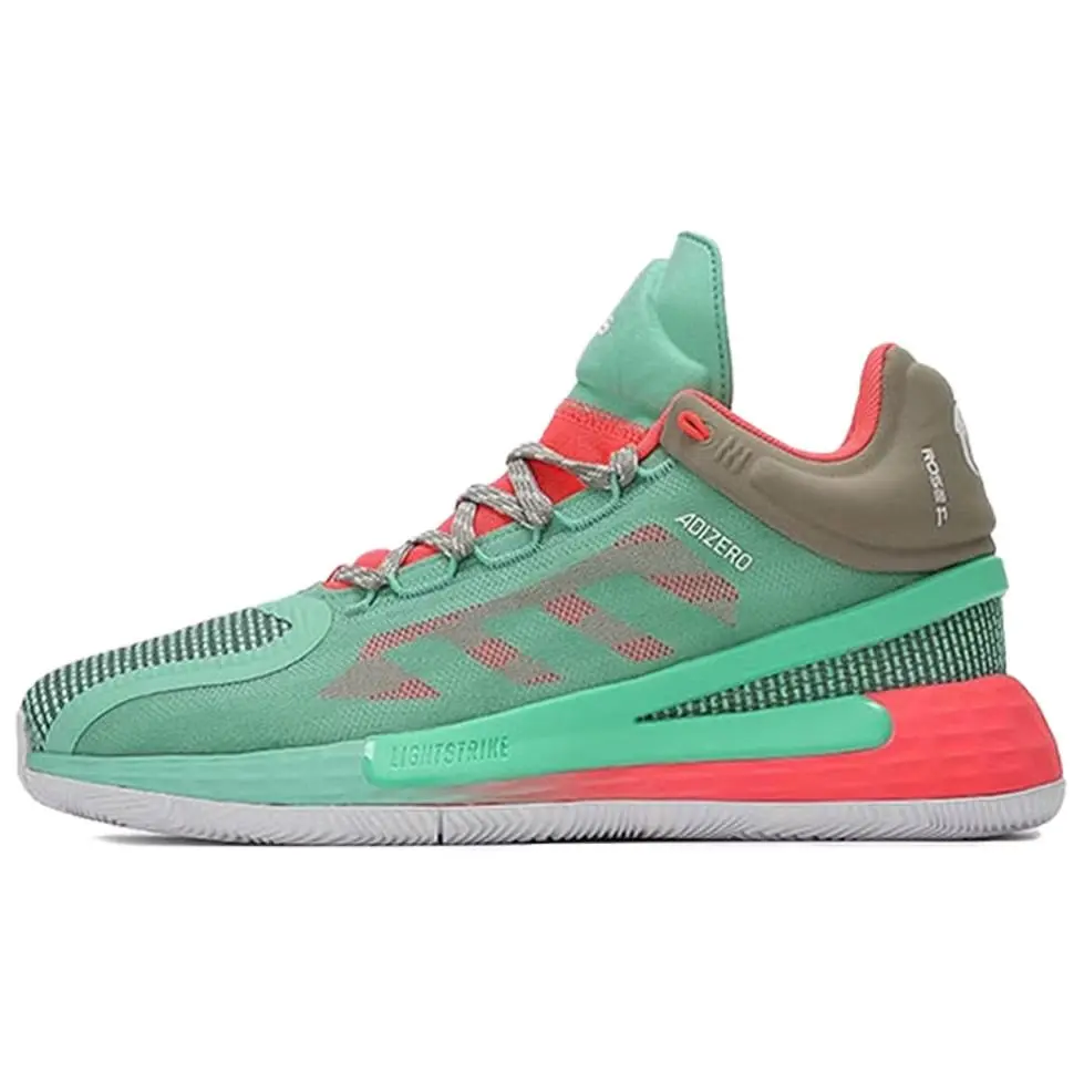 Adidas D Rose 11 Slip Resistant Abrasion Resistant Breathable Coverage Support Mid top Performance Basketball Shoes