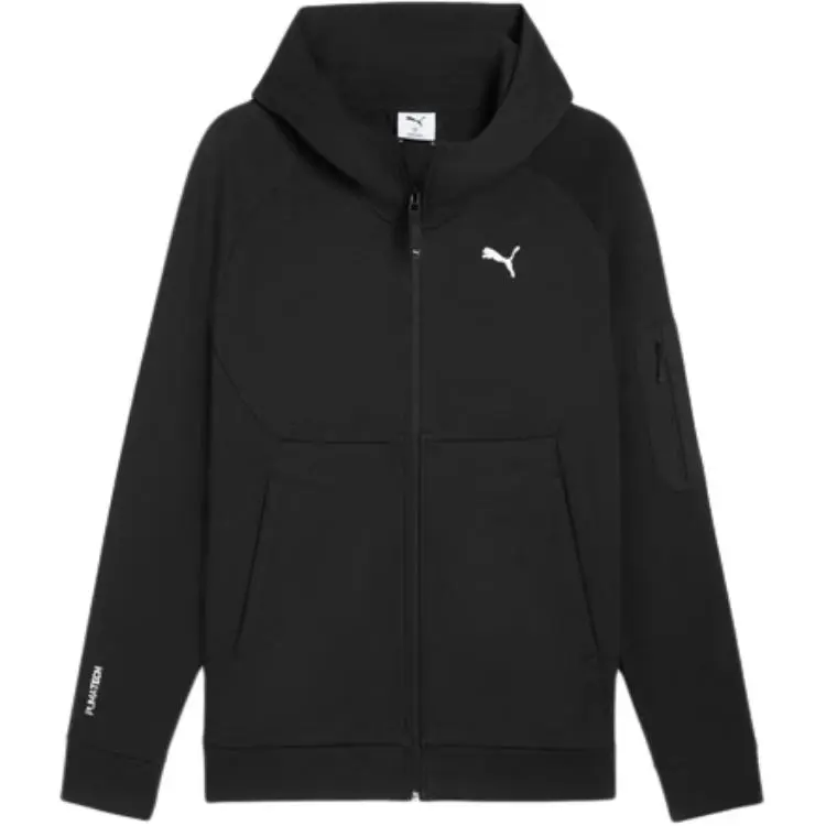 PUMA Jackets Men's Black Hooded (Non-detachable) Moderate Other