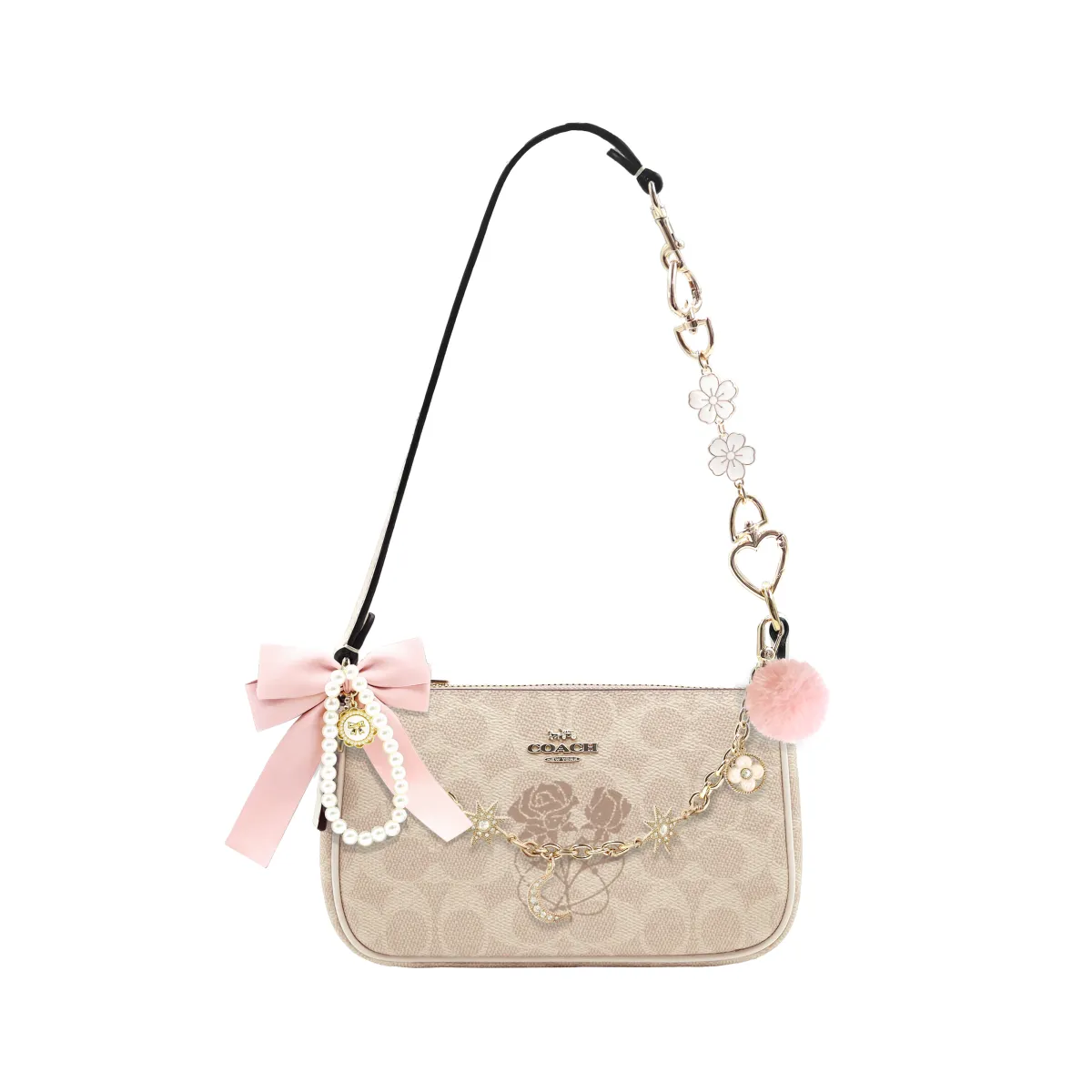 COACH Nolita Artificial Leather With Cow Leather Organs, Hand Drawn Portable, Shoulder Bag Regular Women's