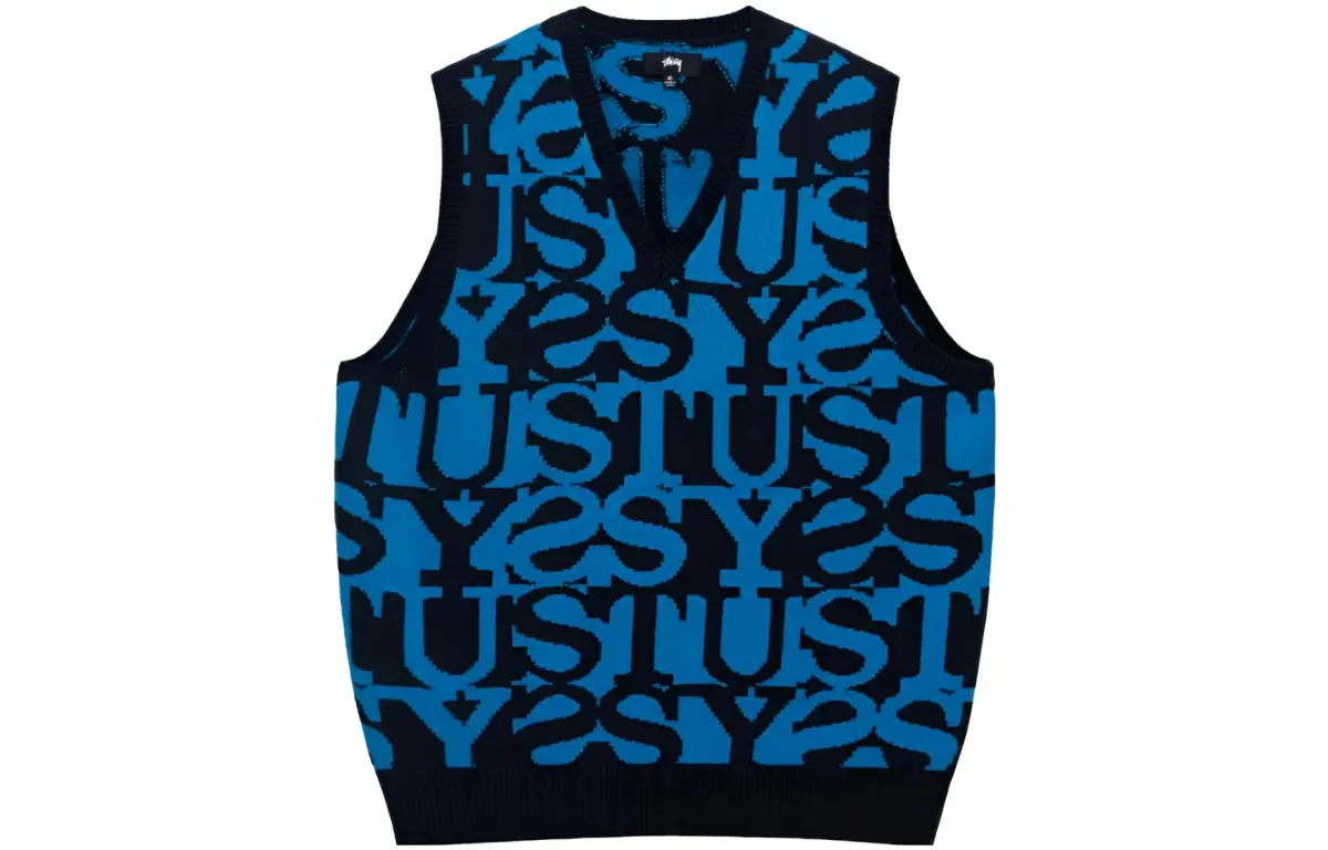 Stussy Stacked Sweater Vest