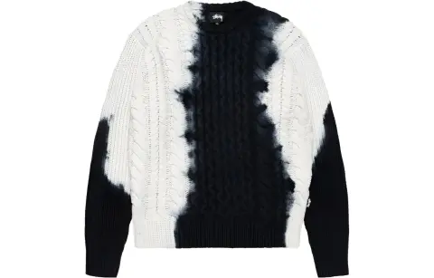 Stussy Tie Dye Fisherman Sweater