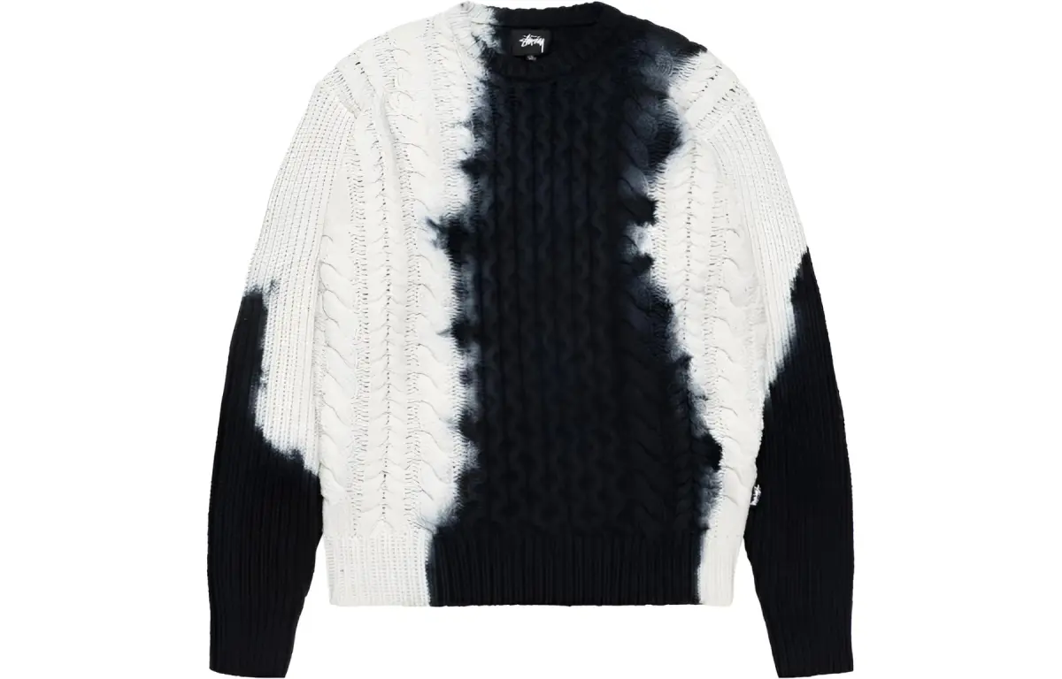 Stussy Tie Dye Fisherman Sweater
