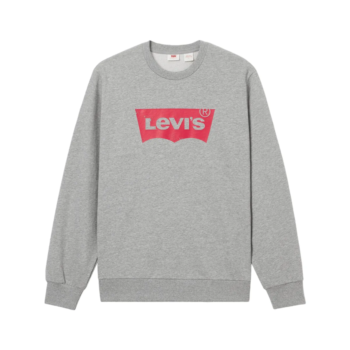 Levi's Sweatshirts Men's Gray Crew Neck Moderate