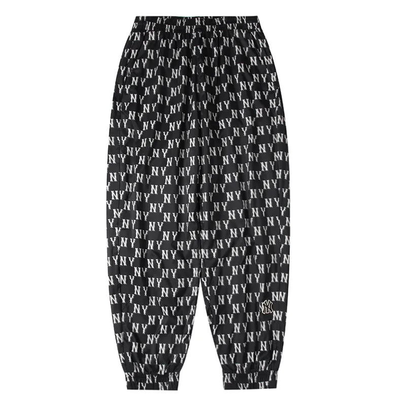 MLB Casual Pants Unisex Black (Suggest 1 Size Down) Moderate Cuffed Pants