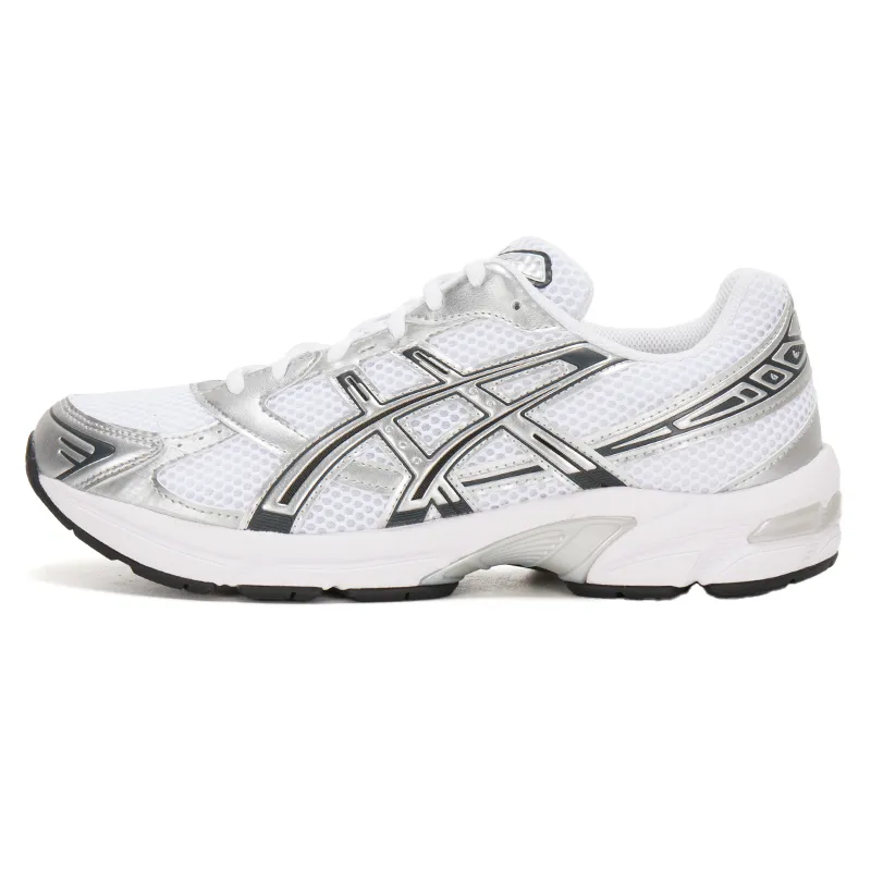 ASICS Gel 1130 Breathable Low top Casual Training Running Shoes Unisex White Silver