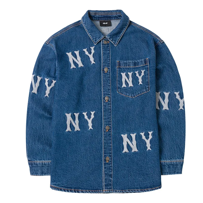 MLB New York Yankees Denim Jacket Unisex Indigo