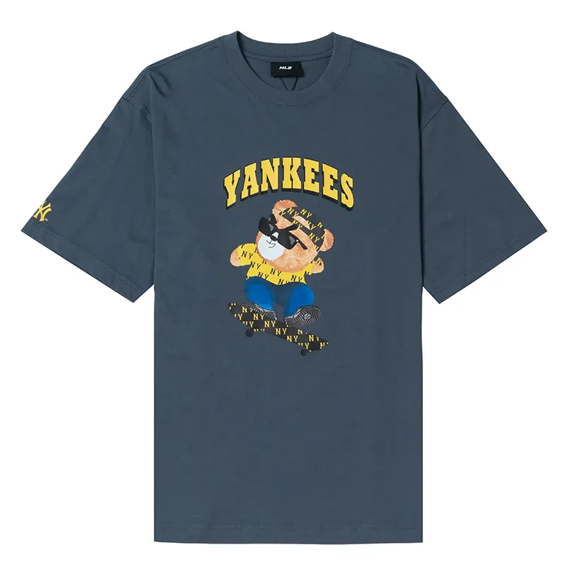 MLB Mega Bear NEW YORK YANKEES T Shirt Unisex Gray