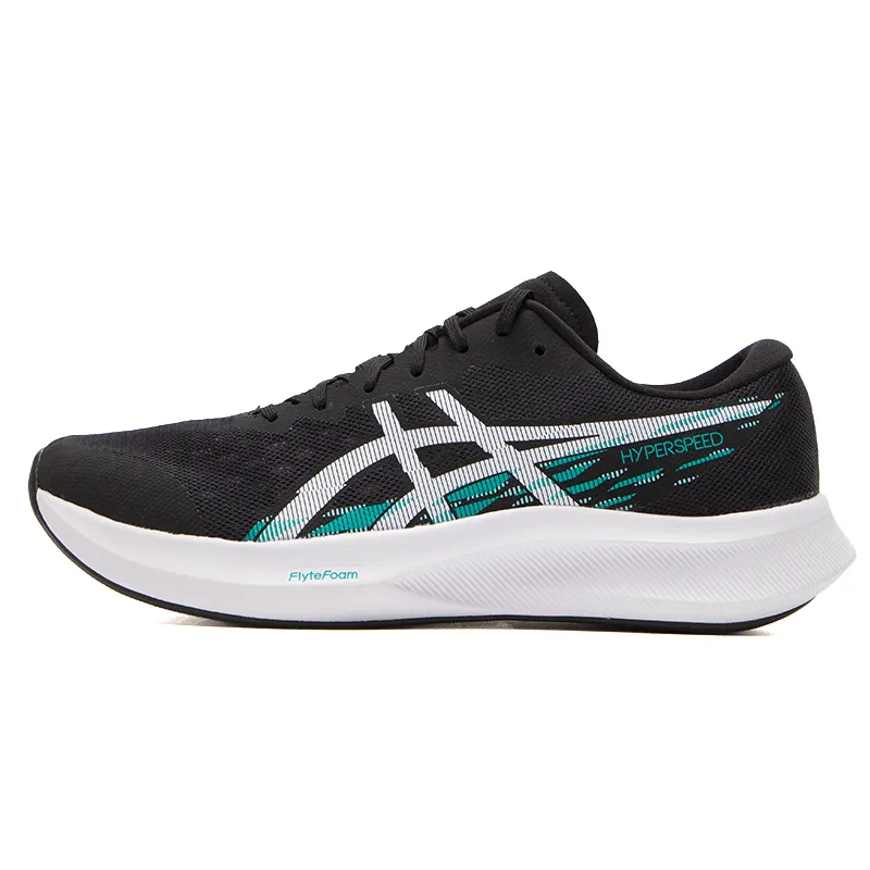 ASICS HYPER SPEED 4 Abrasion-Resistant Breathable Low-top Casual Racing Running Shoes Men's Black White