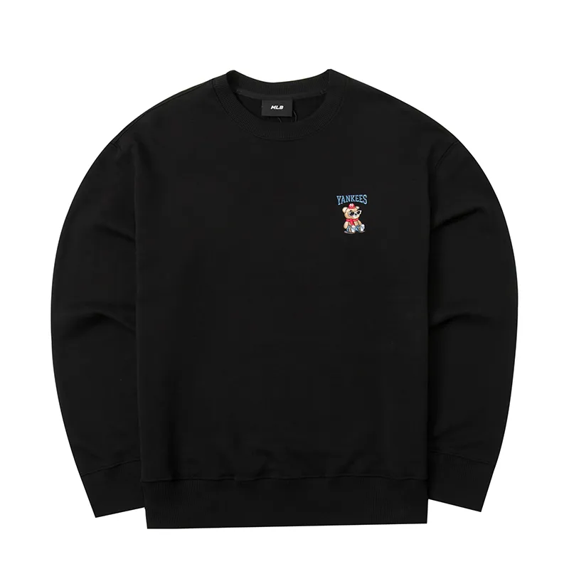 MLB New York Yankees Frown Bear Collection Sweatshirt Men's Black