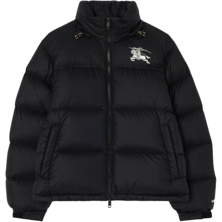 Мужская куртка Burberry FW26 logo (черная)