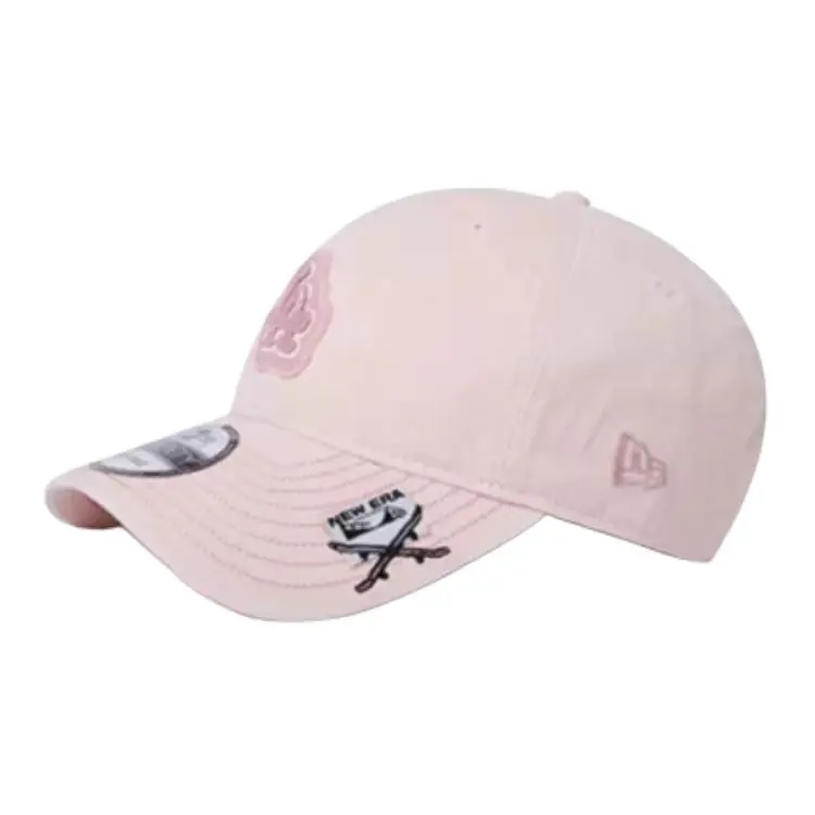 New Era Letter Decor Baseball Cap Pink